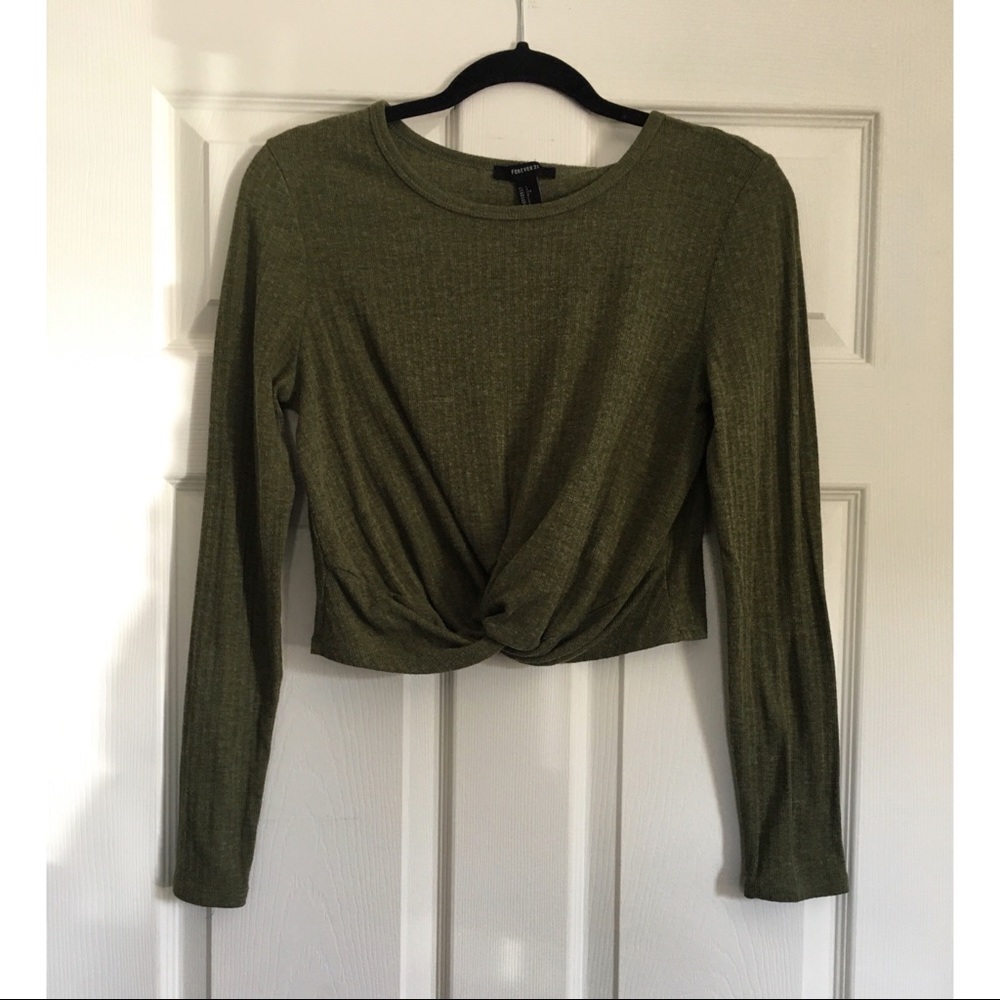 Long Sleeve Crop Top